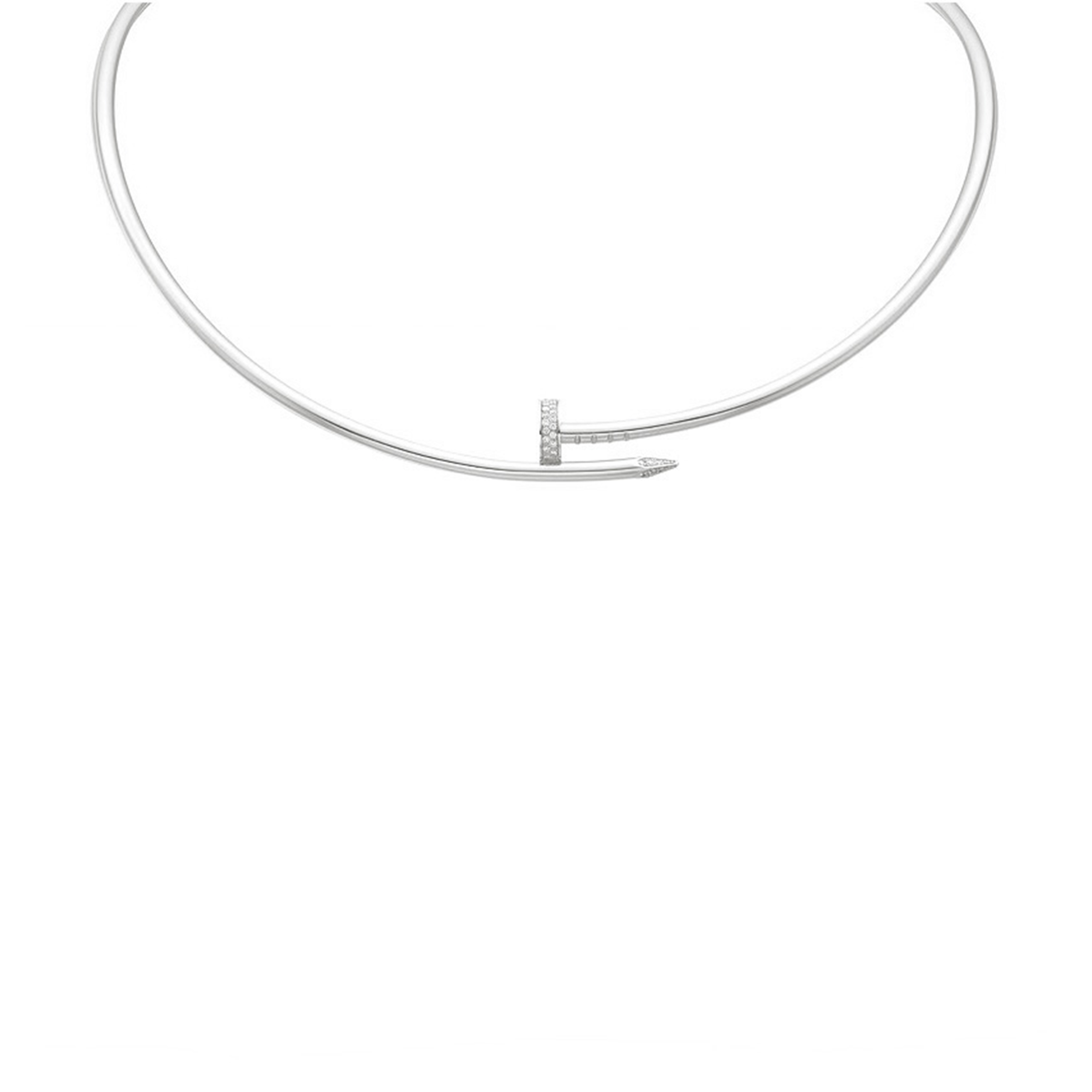 ca*t1er juste un clou torque necklace, small model, D1am0nds ref. n7424422
